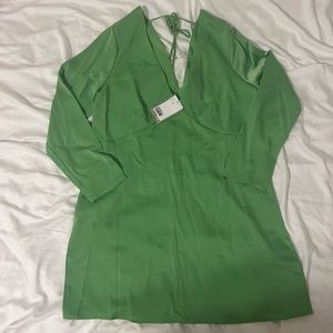 H&M Green TieBack Dress XL